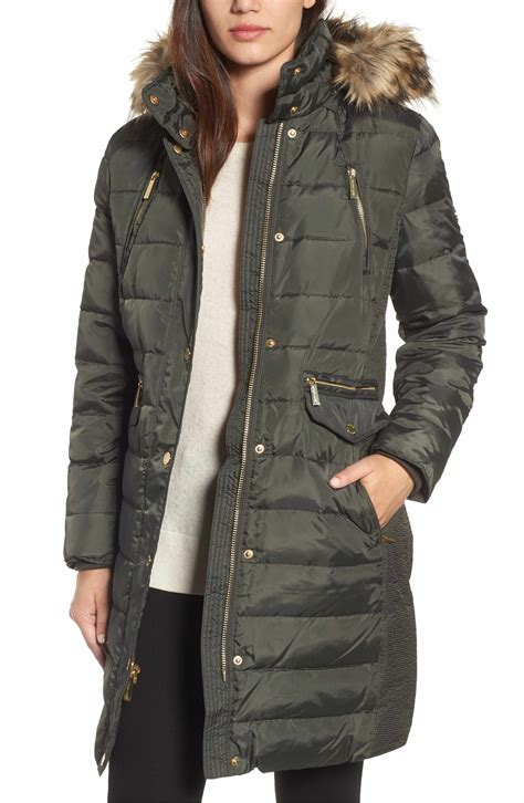 michael kors olive parka|michael kors winter jacket women.